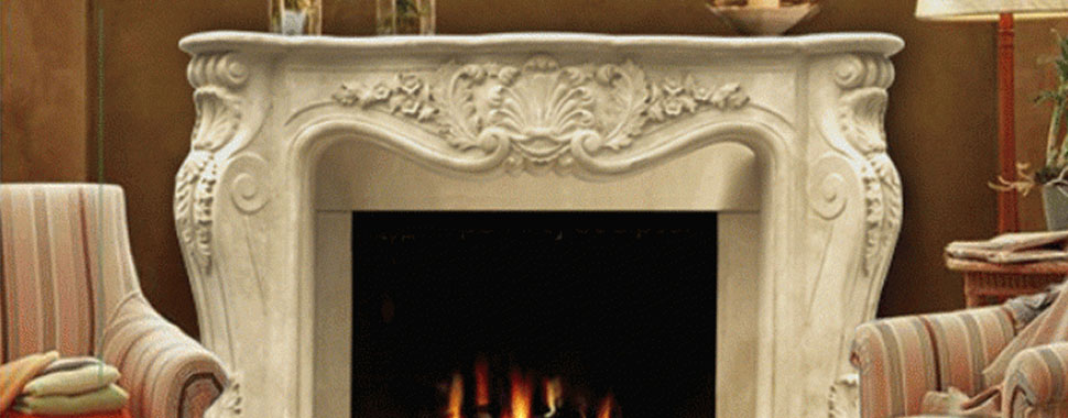 Stone Fireplace Mantels