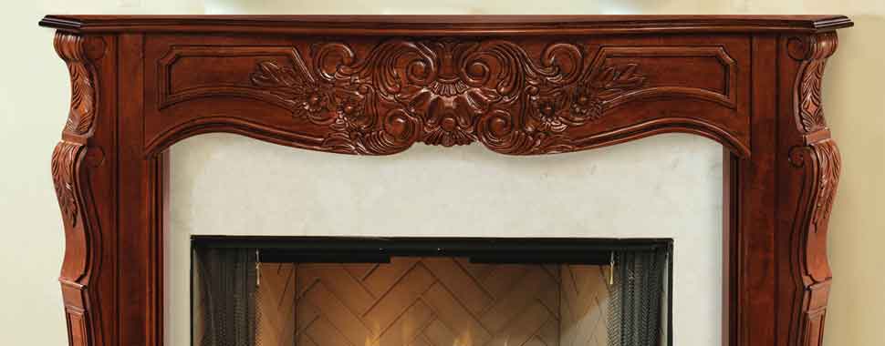 Wood Fireplace Mantels